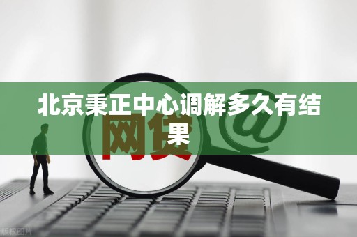 北京秉正中心调解多久有结果