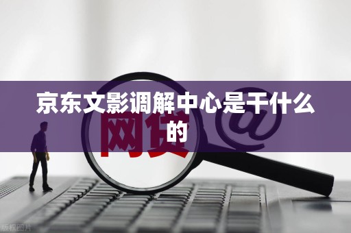 京东文影调解中心是干什么的 京东文影调解中心是干什么的