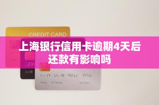 上海银行信用卡逾期4天后还款有影响吗