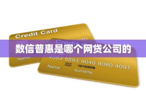 数信普惠是哪个网贷公司的 数信普惠是哪个网贷公司的