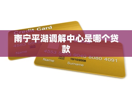南宁平湖调解中心是哪个贷款 南宁平湖调解中心是哪个贷款