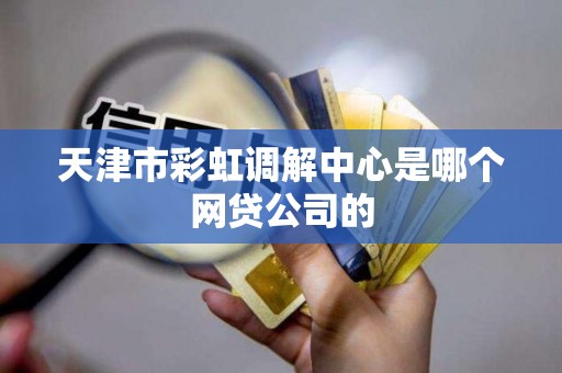 天津市彩虹调解中心是哪个网贷公司的