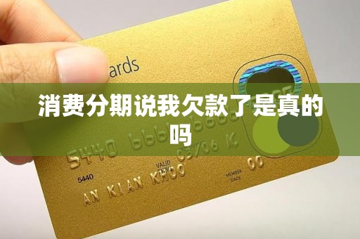 消费分期说我欠款了是真的吗