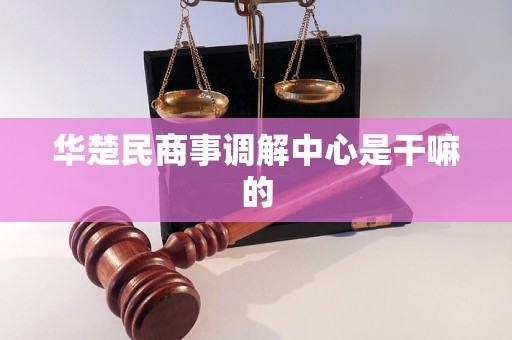 华楚民商事调解中心是干嘛的