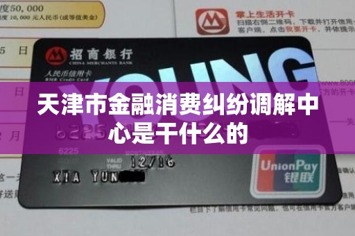 天津市金融消费纠纷调解中心是干什么的