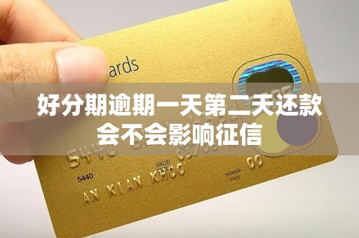 好分期逾期一天第二天还款会不会影响征信