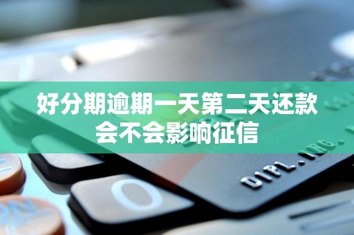 好分期逾期一天第二天还款会不会影响征信