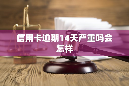 信用卡逾期14天严重吗会怎样