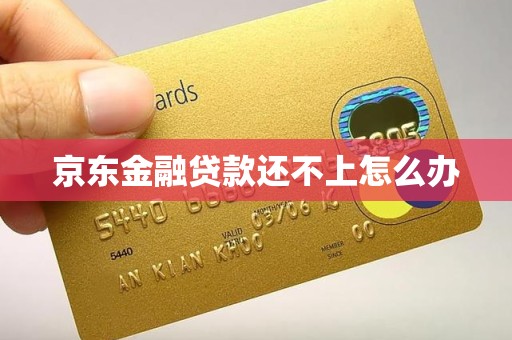 京东金融贷款还不上怎么办