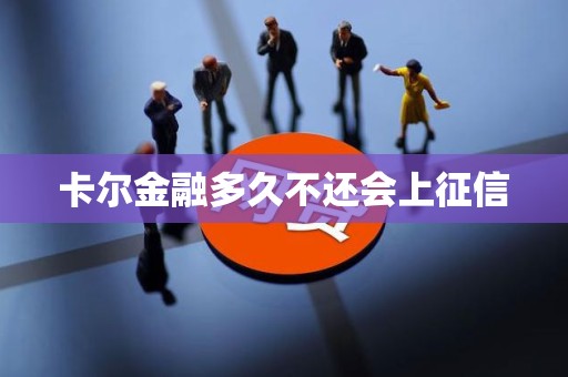卡尔金融多久不还会上征信