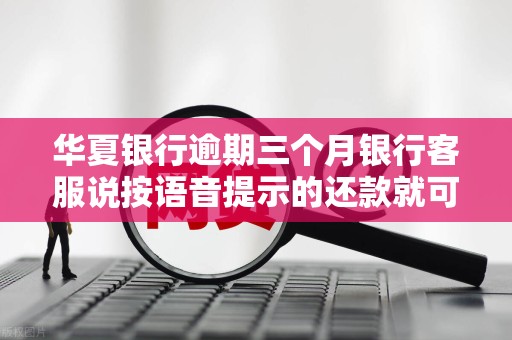 华夏银行逾期三个月银行客服说按语音提示的还款就可以