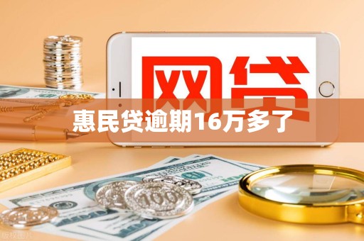 惠民贷逾期16万多了