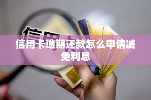 信用卡逾期还款怎么申请减免利息 信用卡逾期还款怎么申请减免利息