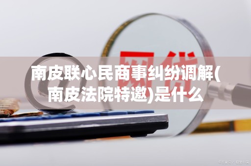 南皮联心民商事纠纷调解(南皮法院特邀)是什么