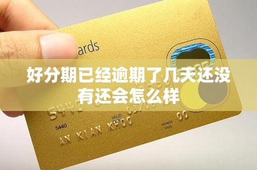 好分期已经逾期了几天还没有还会怎么样 好分期已经逾期了几天还没有还会怎么样