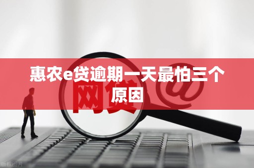 惠农e贷逾期一天最怕三个原因