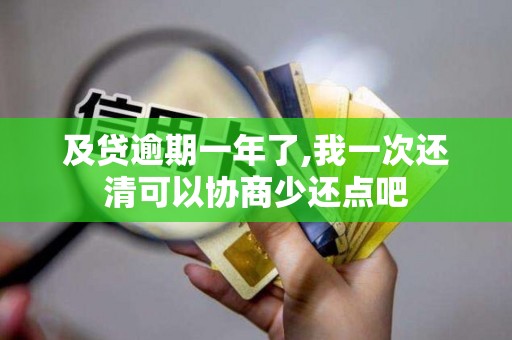 及贷逾期一年了,我一次还清可以协商少还点吧 及贷逾期一年了,我一次还清可以协商少还点吧