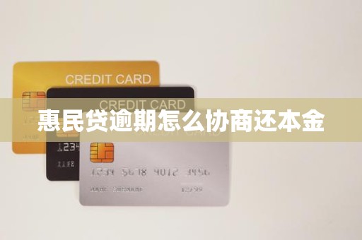 惠民贷逾期怎么协商还本金