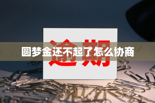 圆梦金还不起了怎么协商