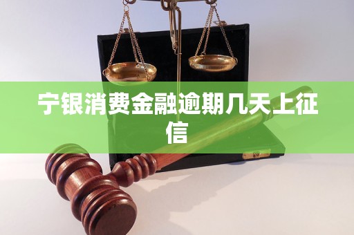 宁银消费金融逾期几天上征信