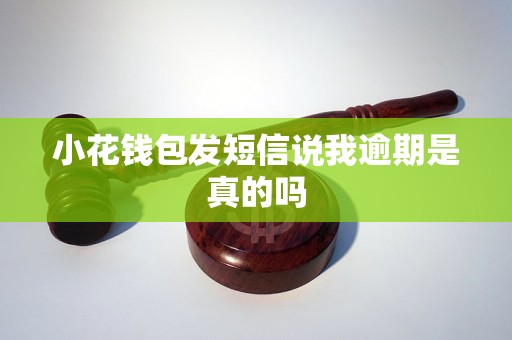 小花钱包发短信说我逾期是真的吗 小花钱包发短信说我逾期是真的吗
