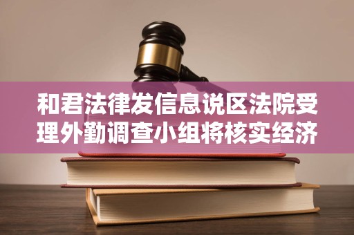 和君法律发信息说区法院受理外勤调查小组将核实经济家庭情况