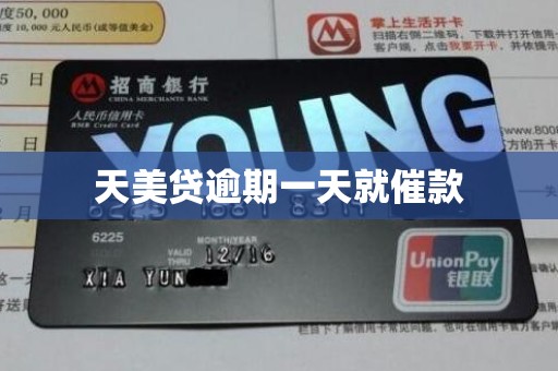 天美贷逾期一天就催款