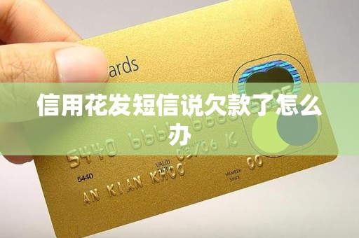 信用花发短信说欠款了怎么办 信用花发短信说欠款了怎么办