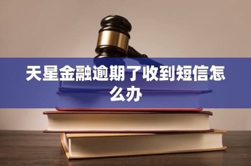 天星金融逾期了收到短信怎么办