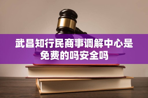 武昌知行民商事调解中心是免费的吗安全吗