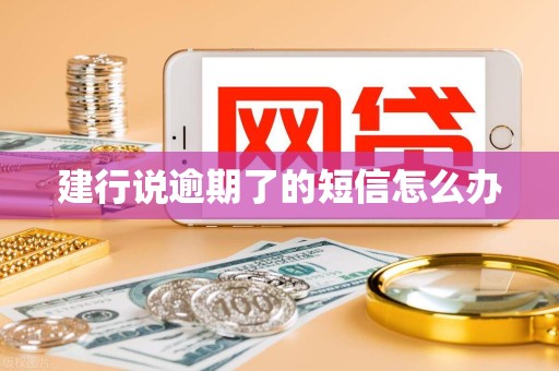 建行说逾期了的短信怎么办