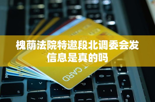 槐荫法院特邀段北调委会发信息是真的吗