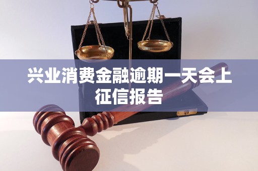 兴业消费金融逾期一天会上征信报告
