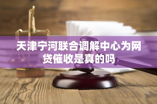 天津宁河联合调解中心为网贷催收是真的吗 天津宁河联合调解中心为网贷催收是真的吗