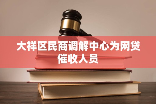 大祥区民商调解中心为网贷催收人员 大祥区民商调解中心为网贷催收人员