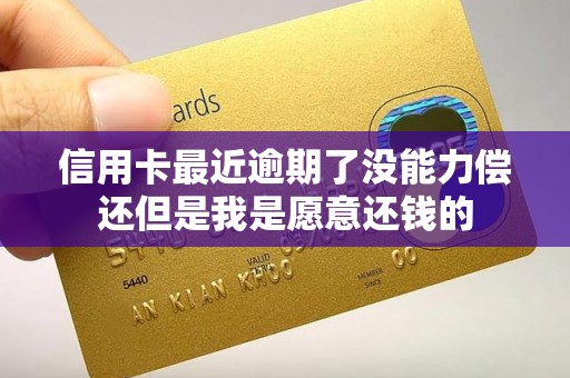 信用卡最近逾期了没能力偿还但是我是愿意还钱的