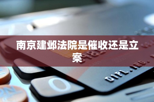 南京建邺法院是催收还是立案 南京建邺法院是催收还是立案