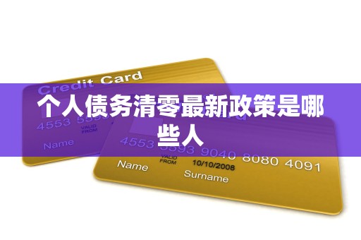 个人债务清零最新政策是哪些人