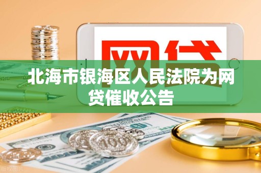 北海市银海区人民法院为网贷催收公告