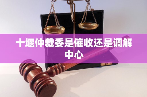 十堰仲裁委是催收还是调解中心 十堰仲裁委是催收还是调解中心