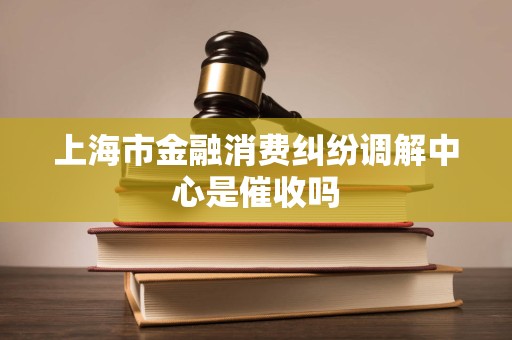上海市金融消费纠纷调解中心是催收吗
