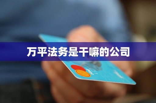 万平法务是干嘛的公司