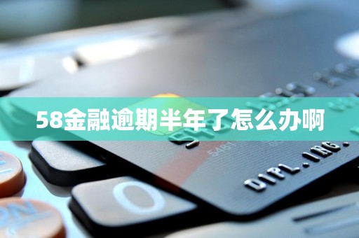 58金融逾期半年了怎么办啊