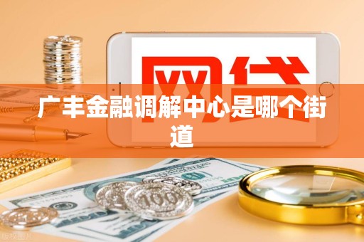 广丰金融调解中心是哪个街道