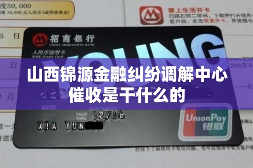 山西锦源金融纠纷调解中心催收是干什么的