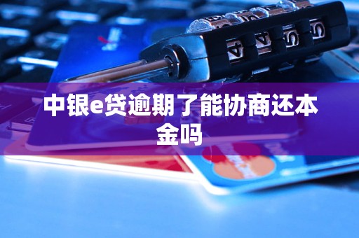 中银e贷逾期了能协商还本金吗
