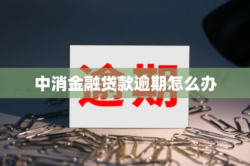 中消金融贷款逾期怎么办 中消金融贷款逾期怎么办