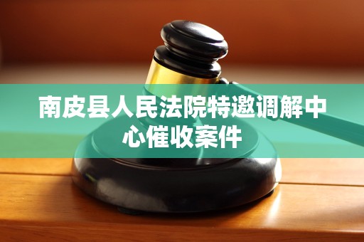 南皮县人民法院特邀调解中心催收案件