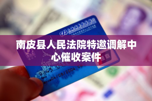 南皮县人民法院特邀调解中心催收案件