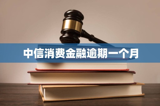 中信消费金融逾期一个月 中信消费金融逾期一个月